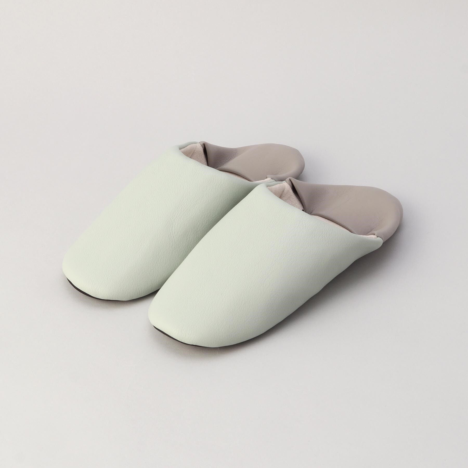 212 KITCHEN STORE「バイカラー バブーシュ M LGR ＜212Kオリジナル ＞」|ルームシューズ|