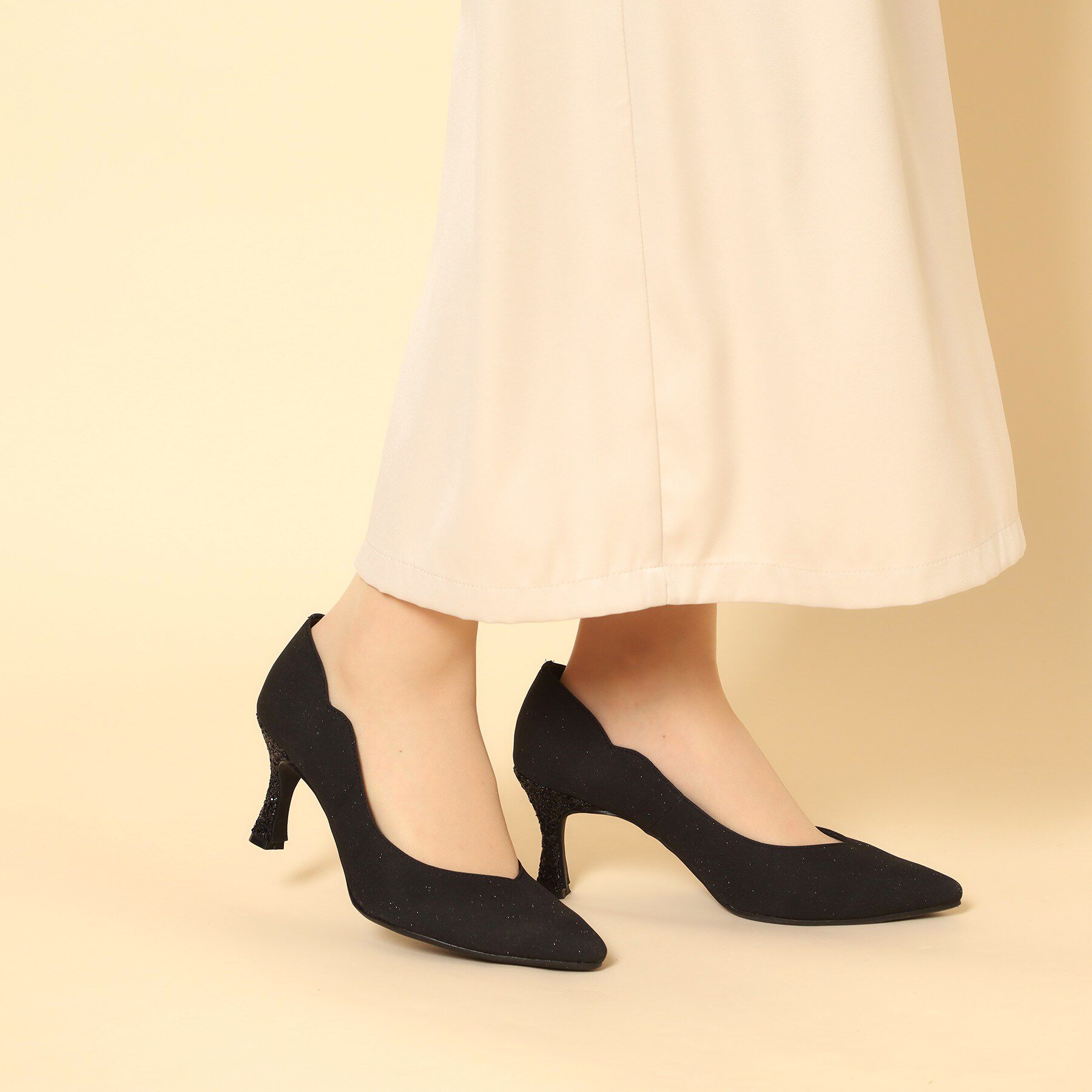ESPERANZA「ハートカットパンプス」|パンプス|