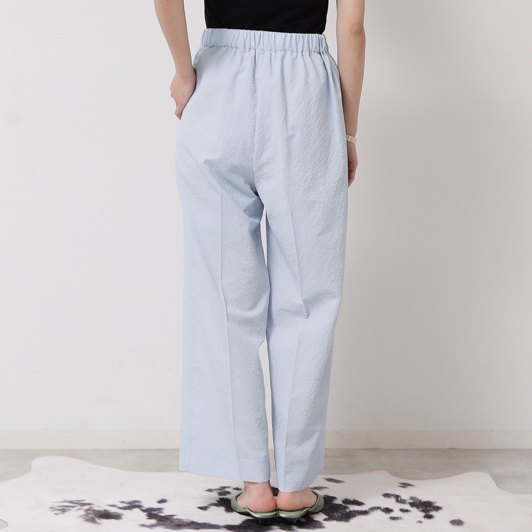 SunaUna「【ウエストゴム／カラ三素材】ワイドパンツ」|その他|