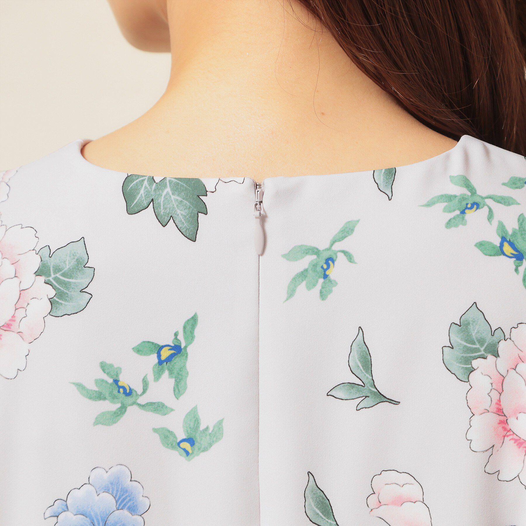 SunaUna「【co creation and yours／SS～L】オリエンタルプリントワンピース」|ワンピース|