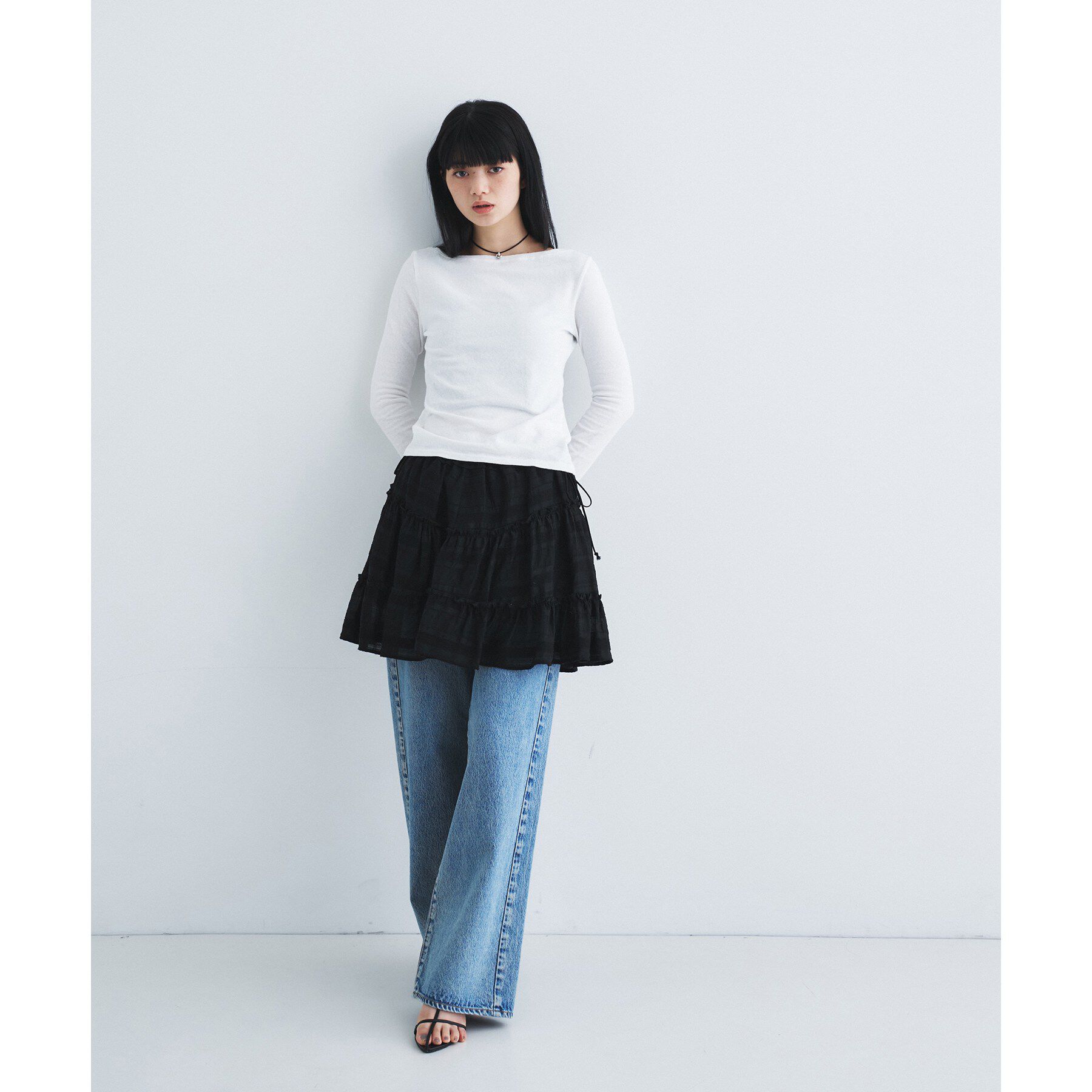 CODE A「backline elastic pullover」|Tシャツ・カットソー|