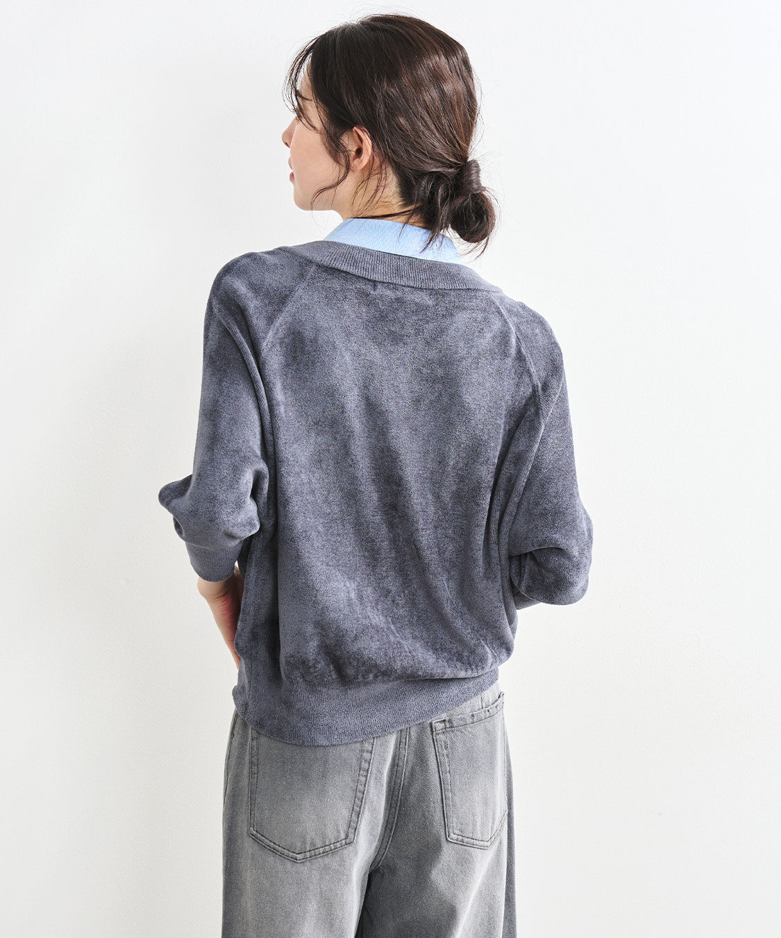 COCO DEAL「レイヤード風ポロ衿ニット」|ポロシャツ|