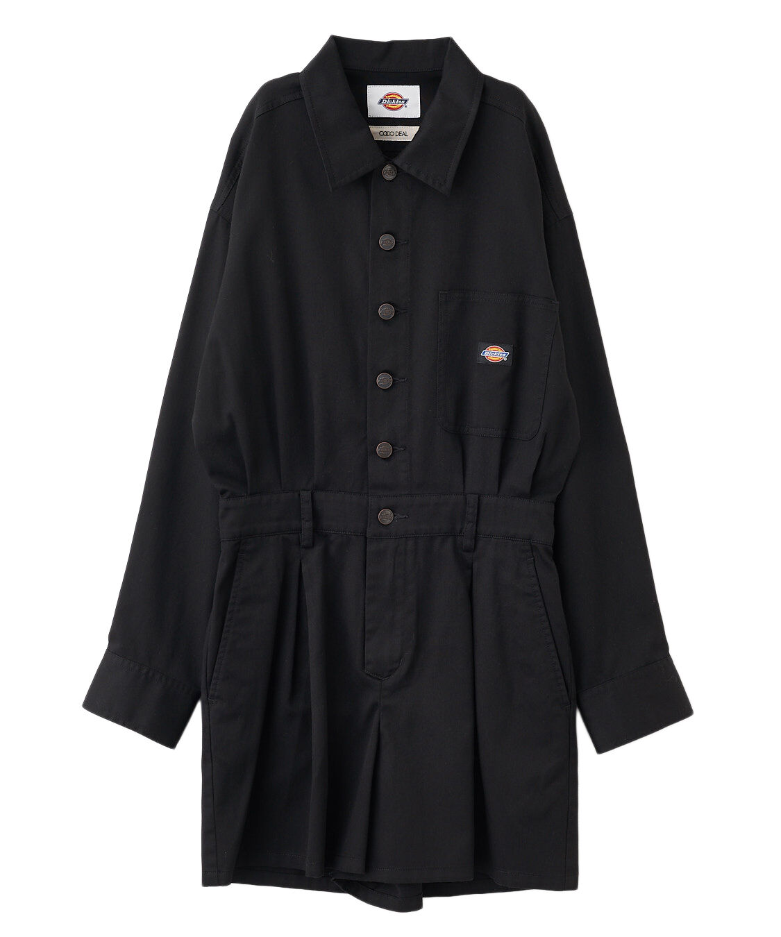 COCO DEAL「《COCO DEAL/Dickies(R)》シャツオールインワン」|オールインワン|