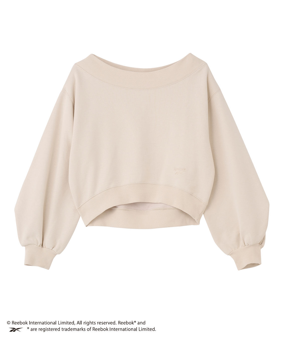 COCO DEAL「《COCO DEAL/Reebok》ボリュームスリーブオフショルスウェット」|スウェット・ジャージ|
