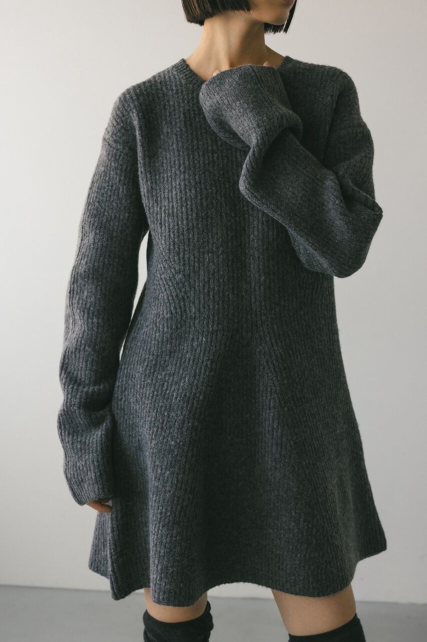 STYLEMIXER「ニットフレアミニワンピース」|ワンピース|