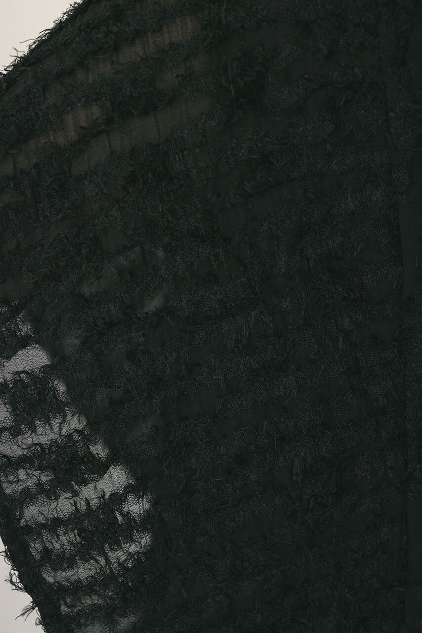 STYLEMIXER「チュールフリンジジャガードトップ」|シャツ・ブラウス|