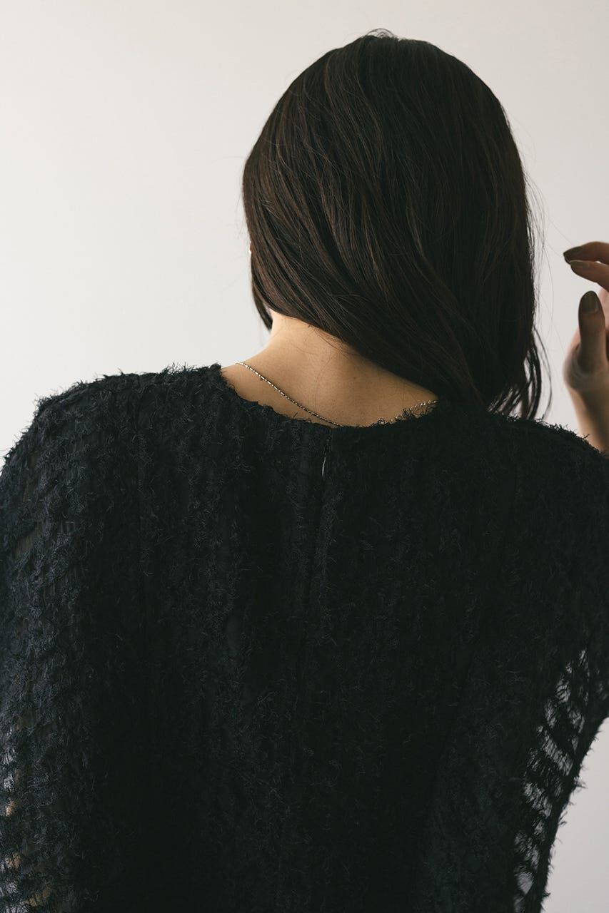 STYLEMIXER「チュールフリンジジャガードトップ」|シャツ・ブラウス|