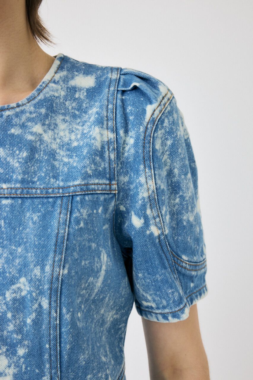 MOUSSY「FRONT ZIP CHEMICAL MINI ドレス」|ワンピース|