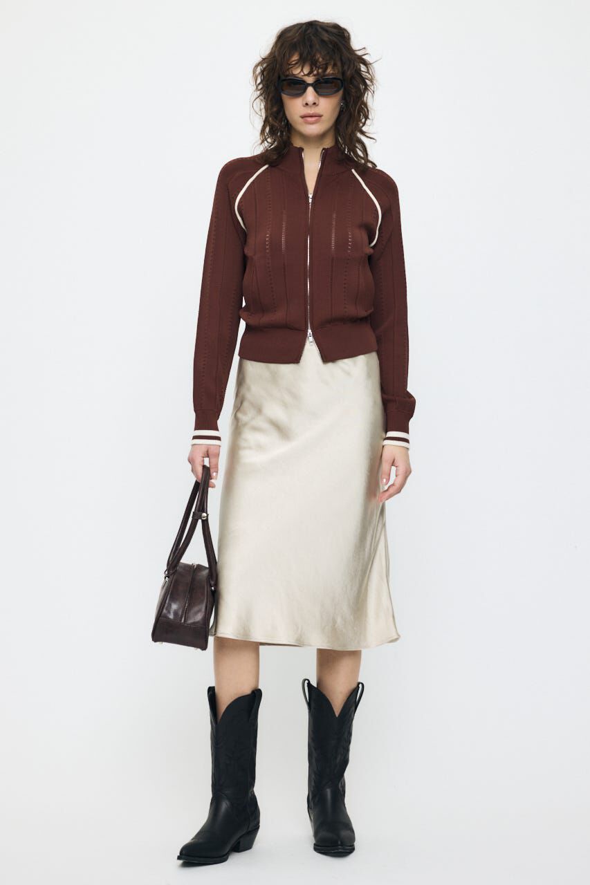 MOUSSY「SATIN MIDI スカート」|スカート|