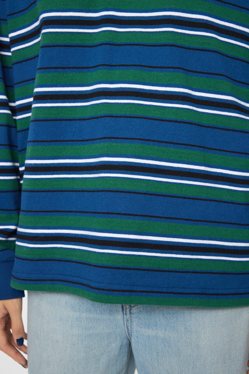 MOUSSY「OVER POLO L/S シャツ」|Tシャツ・カットソー|