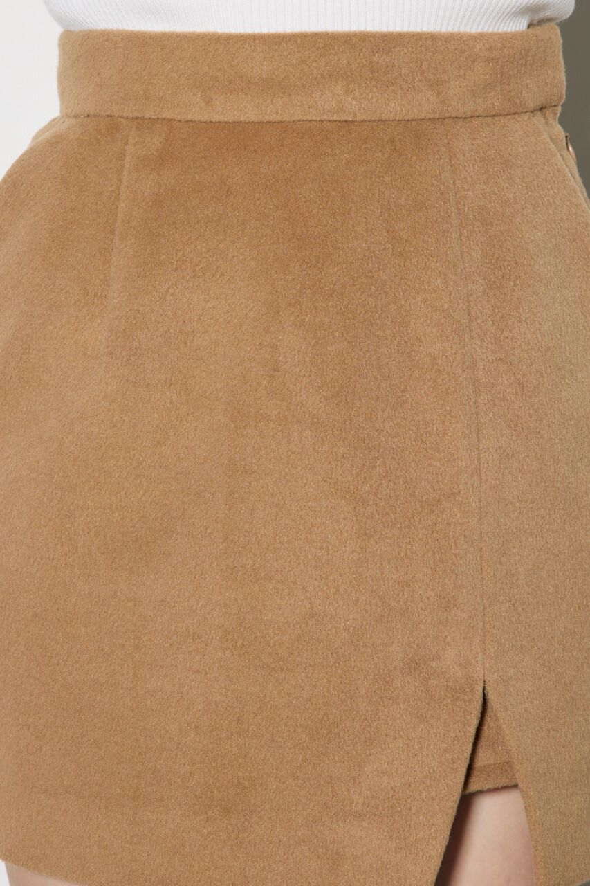 rienda「スリットジャストウエストスコショートパンツ」|スカート|