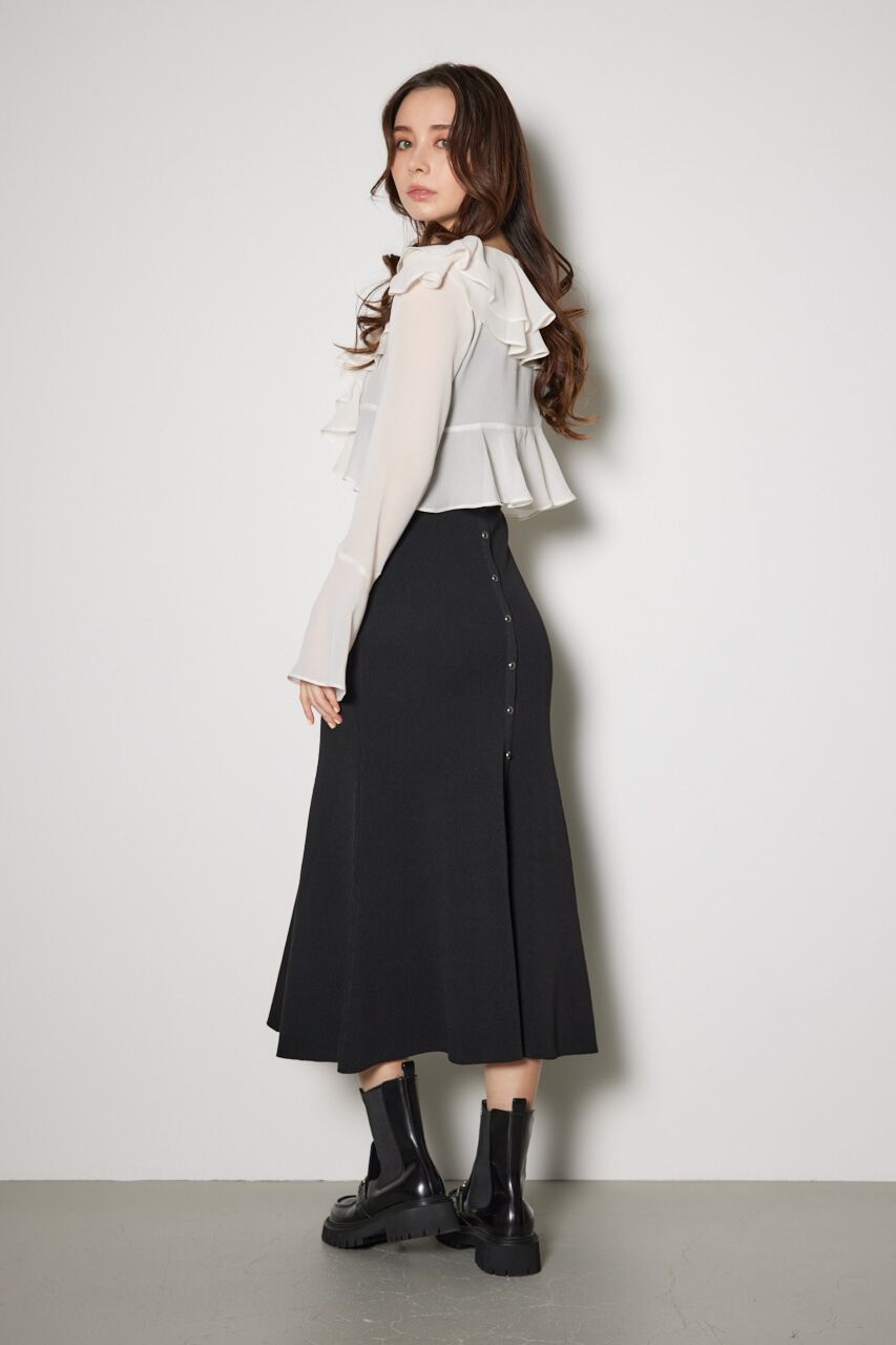 rienda「カーディガンセットニットマーメイドワンピース」|ワンピース|