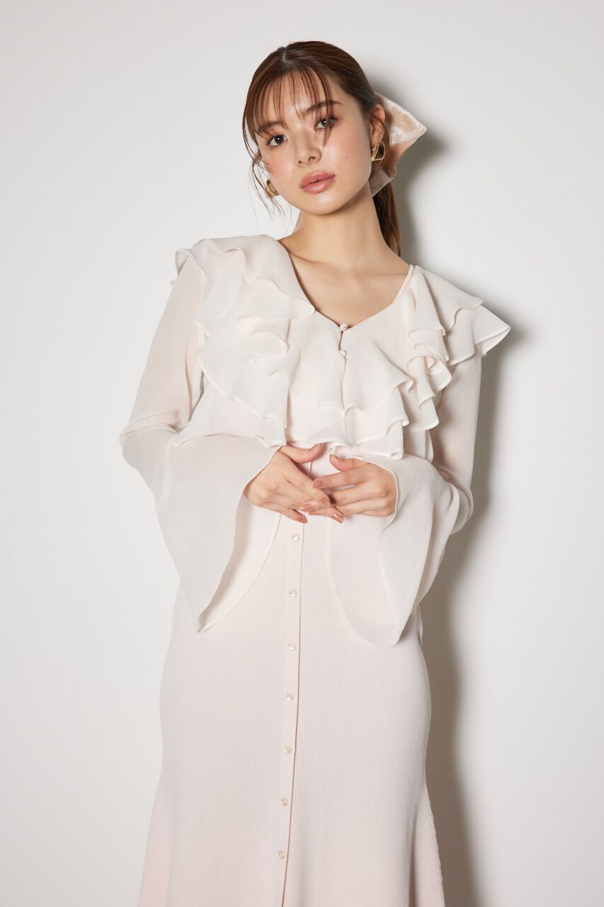 rienda「カーディガンセットニットマーメイドワンピース」|ワンピース|