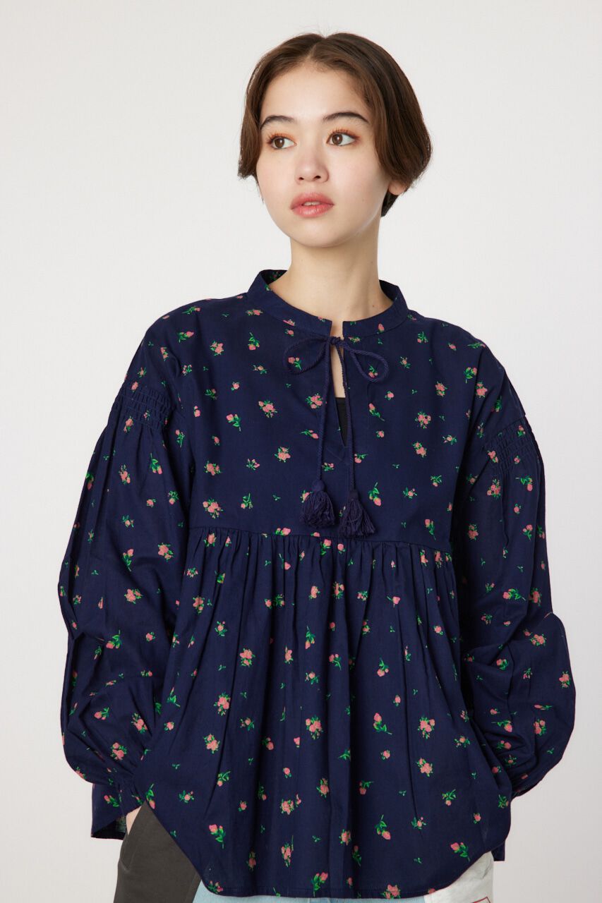 RODEO CROWNS「フラワーパターンカフタンシャツ」|シャツ・ブラウス|