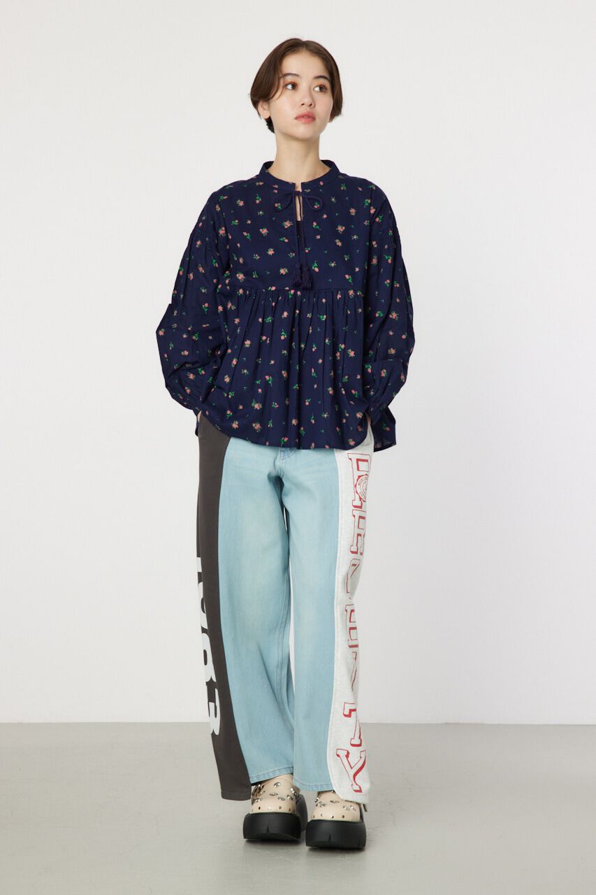 RODEO CROWNS「フラワーパターンカフタンシャツ」|シャツ・ブラウス|