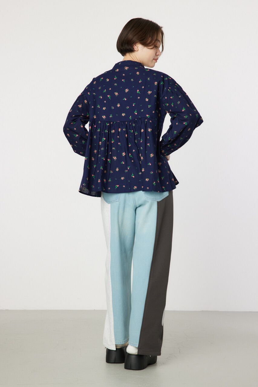 RODEO CROWNS「フラワーパターンカフタンシャツ」|シャツ・ブラウス|