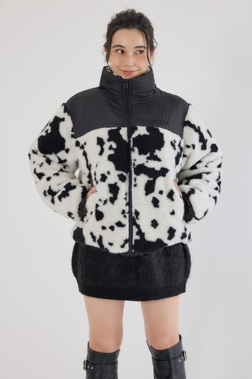 RODEO CROWNS「切り替えボアロゴジャケット」|その他|