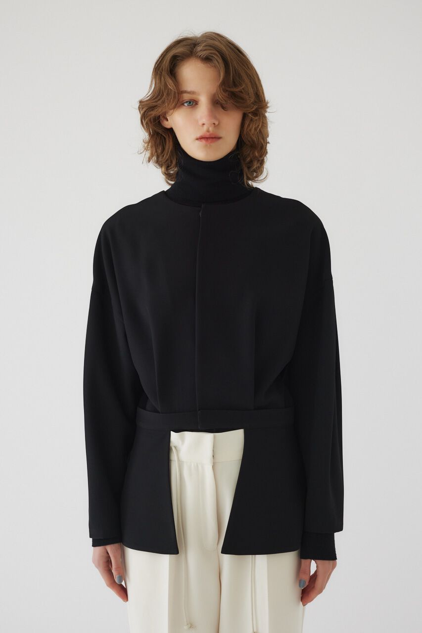 RIM.ARK 「Flap pk 2way tops」|シャツ・ブラウス|BLK