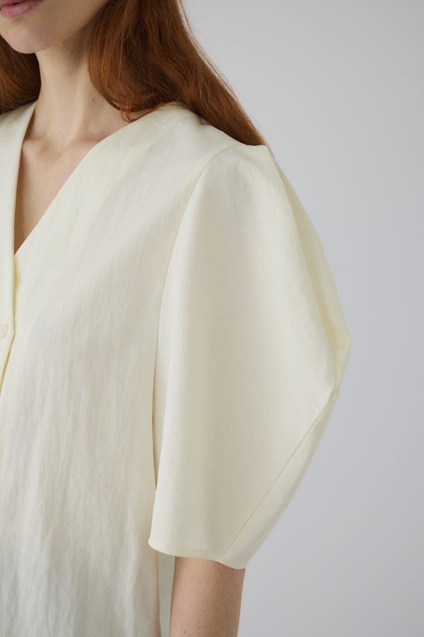 RIM.ARK 「Volume sleeve v-neck SH」|シャツ・ブラウス|
