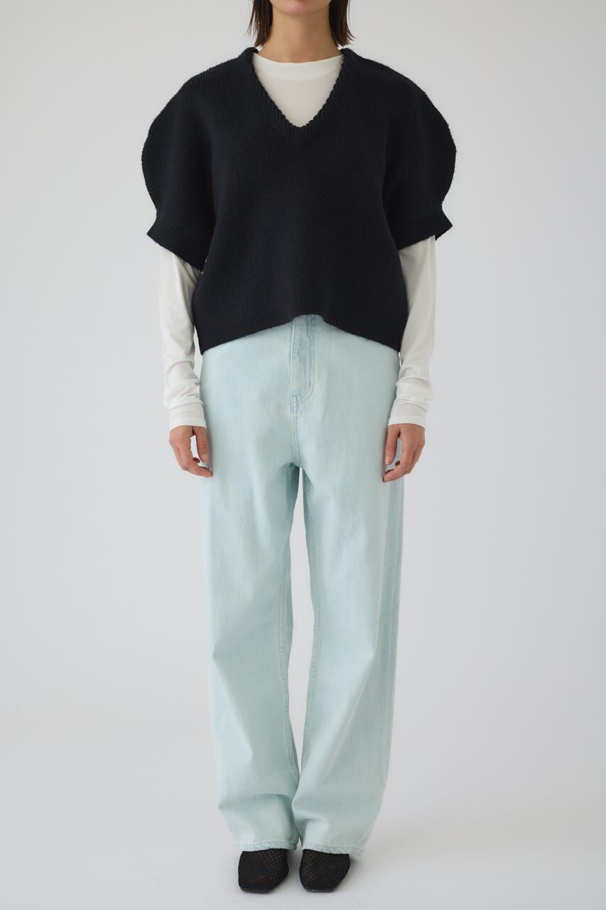 RIM.ARK 「Round knit vest tops」|ダウンベスト・ベスト|