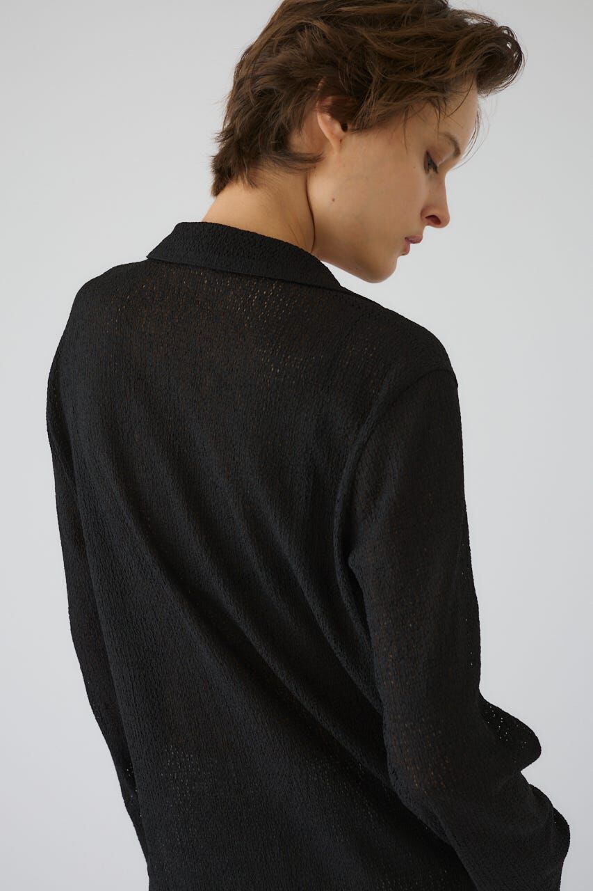 RIM.ARK 「Sheer lace hook tops」|シャツ・ブラウス|