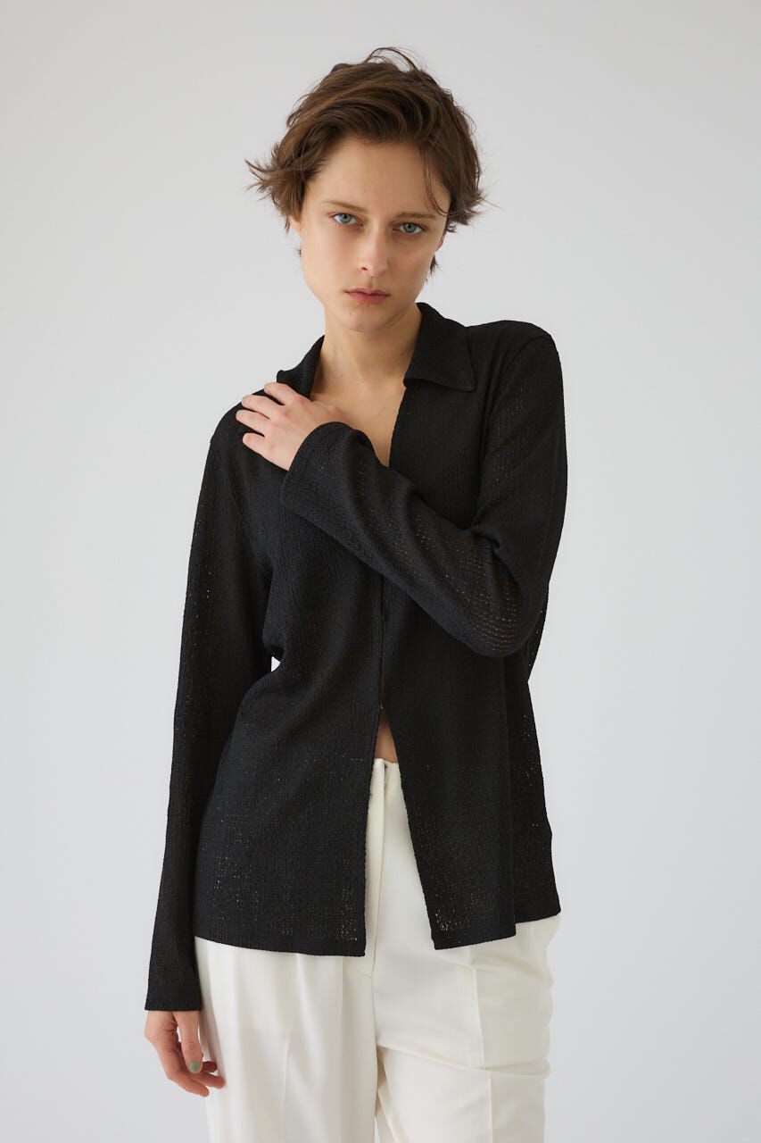 RIM.ARK 「Sheer lace hook tops」|シャツ・ブラウス|