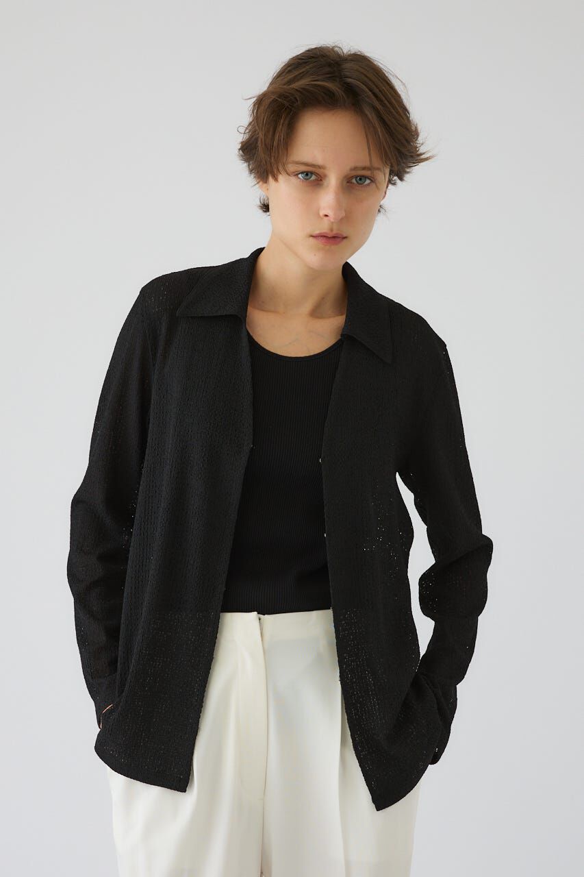 RIM.ARK 「Sheer lace hook tops」|シャツ・ブラウス|