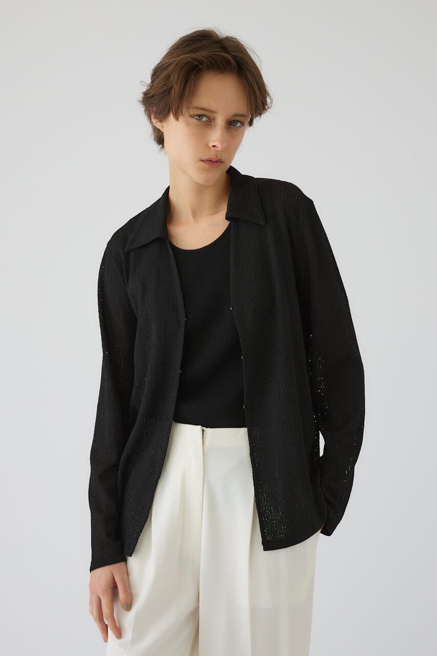 RIM.ARK 「Sheer lace hook tops」|シャツ・ブラウス|