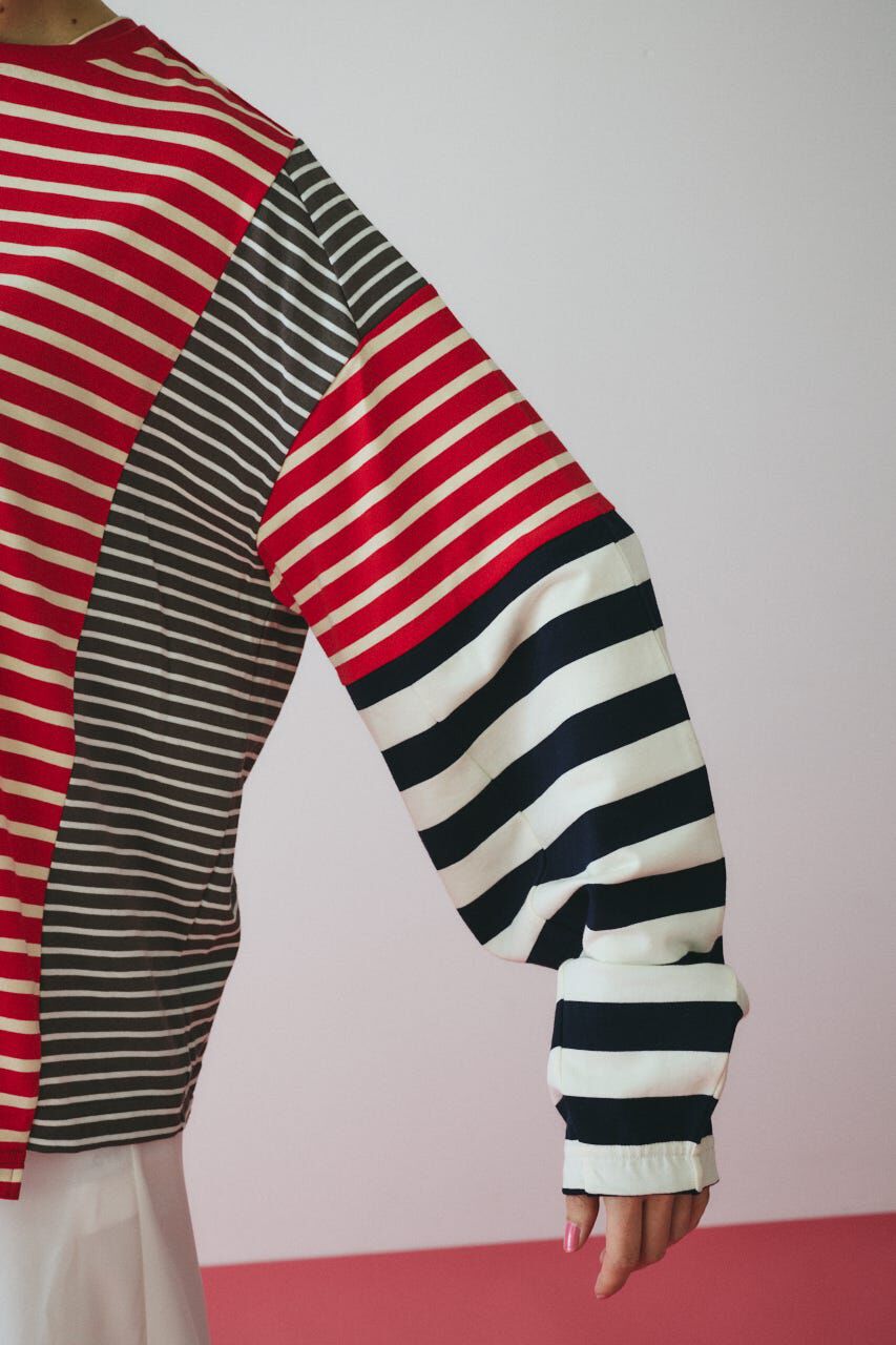 HeRIN.CYE「Patchwork cut tops」|Tシャツ・カットソー|