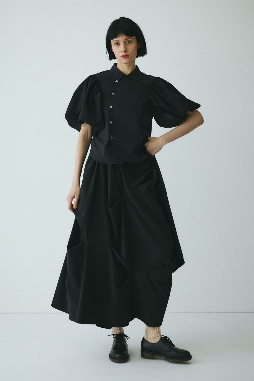 HeRIN.CYE「CLO Round hem balloon blouse」|シャツ・ブラウス|