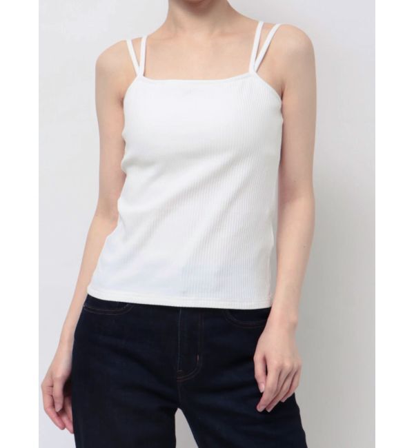 CALNAMUR「CUP RIB CAMISOLE」|Tシャツ・カットソー|
