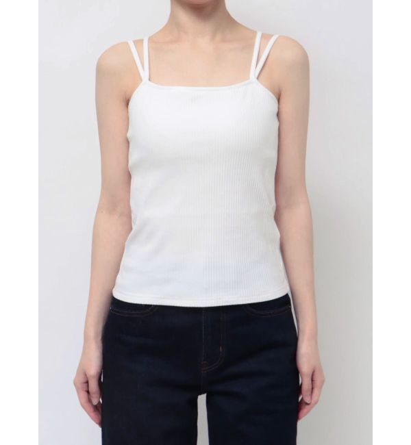 CALNAMUR「CUP RIB CAMISOLE」|Tシャツ・カットソー|