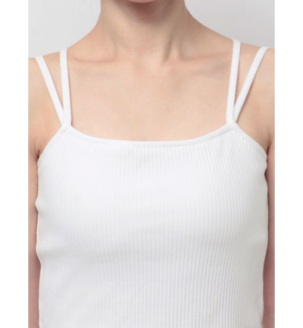 CALNAMUR「CUP RIB CAMISOLE」|Tシャツ・カットソー|