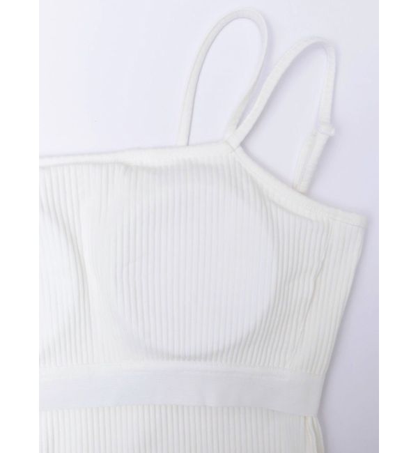 CALNAMUR「CUP RIB CAMISOLE」|Tシャツ・カットソー|