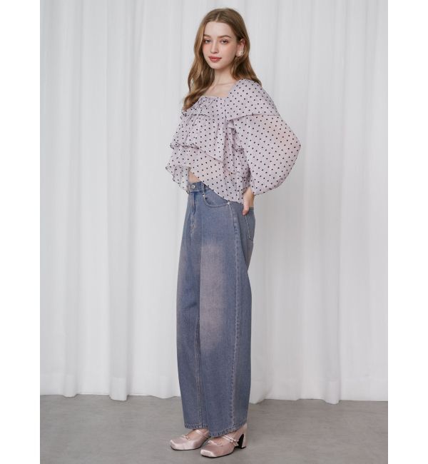 CALNAMUR「FRILL TIERED BL/フリルティアードブラウス」|シャツ・ブラウス|