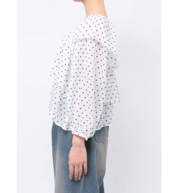 CALNAMUR「FRILL TIERED BL/フリルティアードブラウス」|シャツ・ブラウス|
