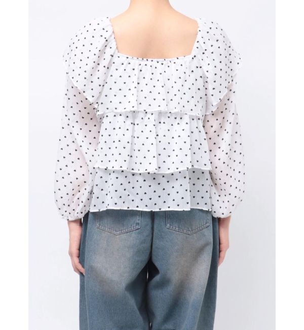 CALNAMUR「FRILL TIERED BL/フリルティアードブラウス」|シャツ・ブラウス|