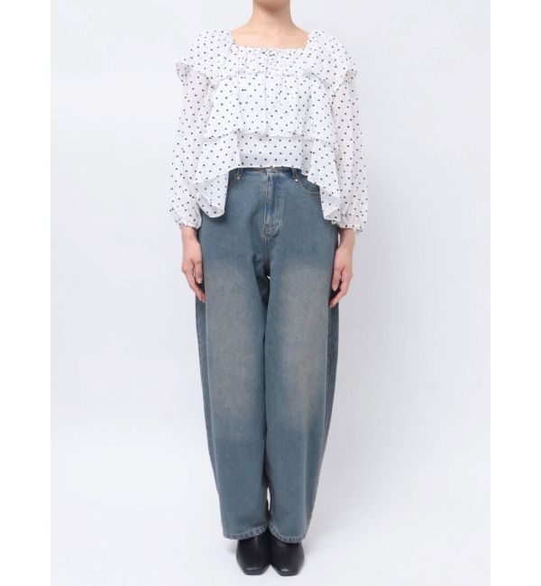 CALNAMUR「FRILL TIERED BL/フリルティアードブラウス」|シャツ・ブラウス|