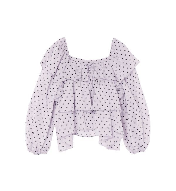 CALNAMUR「FRILL TIERED BL/フリルティアードブラウス」|シャツ・ブラウス|