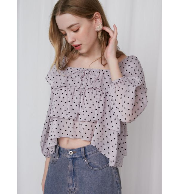 CALNAMUR「FRILL TIERED BL/フリルティアードブラウス」|シャツ・ブラウス|