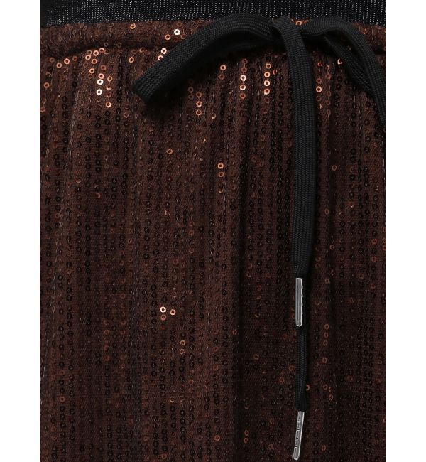 CALNAMUR「SPANGLE DRAWSTRINGS SK/スパンコールドロストスカート」|スカート|