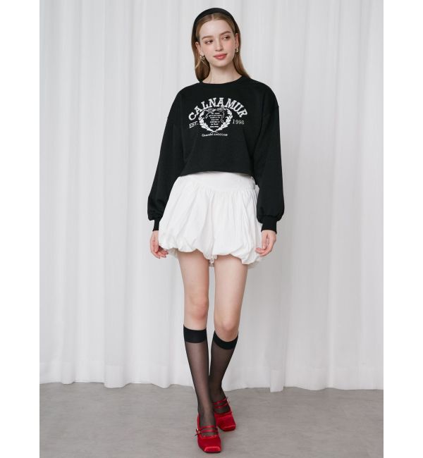 CALNAMUR「RIBBON COLLEGE LOGO SWEAT/リボンカレッジロゴスウェット」|Tシャツ・カットソー|