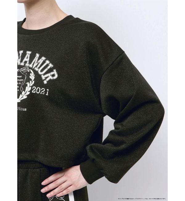 CALNAMUR「RIBBON COLLEGE LOGO SWEAT/リボンカレッジロゴスウェット」|Tシャツ・カットソー|