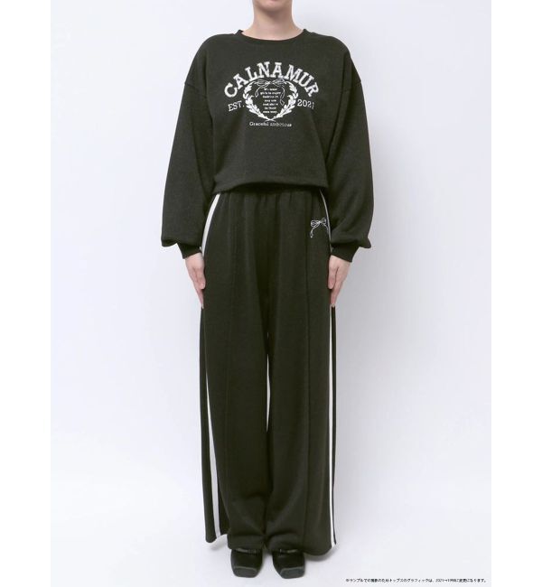 CALNAMUR「RIBBON COLLEGE LOGO SWEAT/リボンカレッジロゴスウェット」|Tシャツ・カットソー|