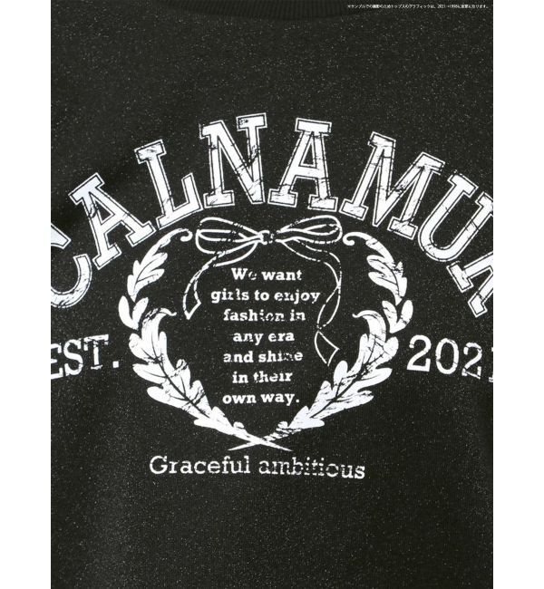 CALNAMUR「RIBBON COLLEGE LOGO SWEAT/リボンカレッジロゴスウェット」|Tシャツ・カットソー|
