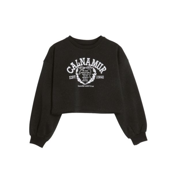 CALNAMUR「RIBBON COLLEGE LOGO SWEAT/リボンカレッジロゴスウェット」|Tシャツ・カットソー|