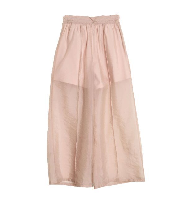 CALNAMUR「SHEER LAYERED SWEAT SHORT PT/シアーレイヤードスウェットショートパンツ」|その他|ピンク