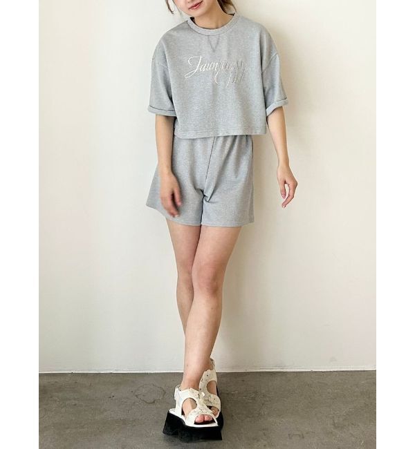 CALNAMUR「SHEER LAYERED SWEAT SHORT PT/シアーレイヤードスウェットショートパンツ」|その他|