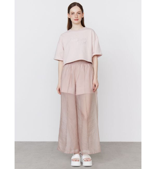 CALNAMUR「SHEER LAYERED SWEAT SHORT PT/シアーレイヤードスウェットショートパンツ」|その他|