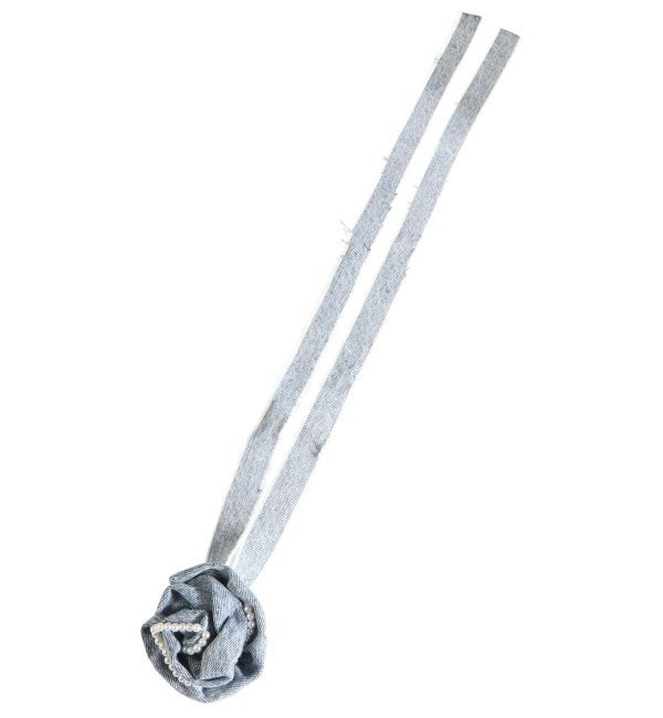 CALNAMUR「DENIM ROSE CHOKER」|その他|